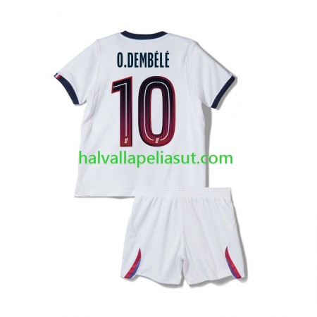 Jalkapallo Pelipaidat/Peliasut Paris Saint-Germain Ousmane Dembele 10 Lasten Vieraspaita 2026-2027 Lyhythihainen
